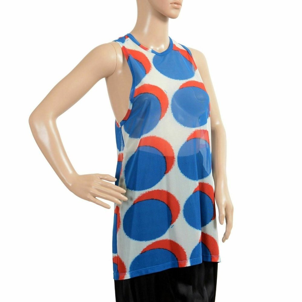 Versace Versus Graphic See Through Tank Top